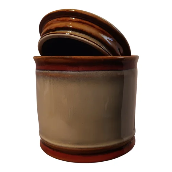 Ceramic Rooster Cannister 5" H - Perfect For Country Kitchen Decor - Picture 3 of 7